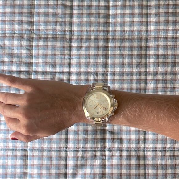 MICHAEL KORS Audrina Clear Acetate Watch - Picture 2 of 3